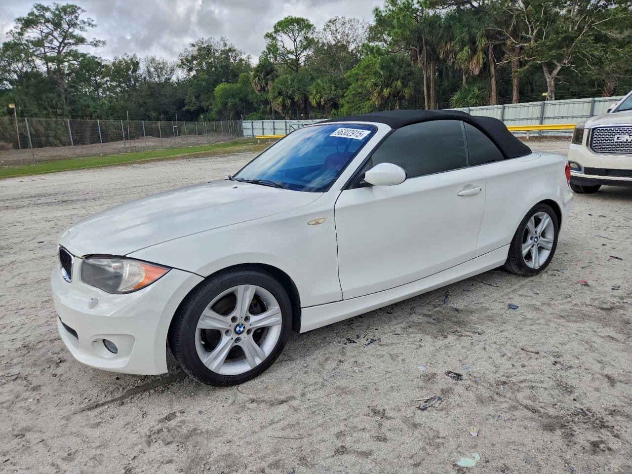 2008 Bmw 128 I White vin: WBAUL73588VE88198