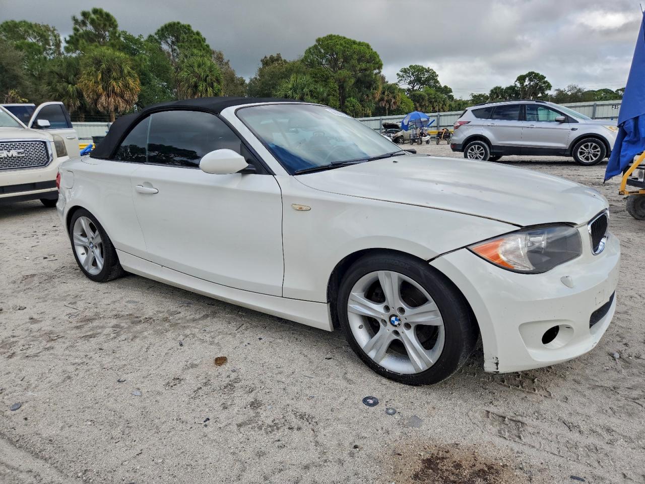 2008 Bmw 128 I White vin: WBAUL73588VE88198