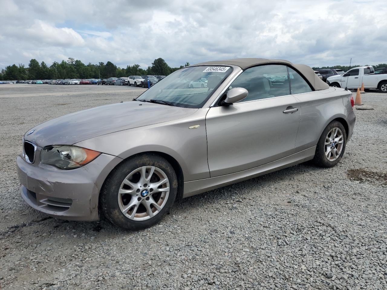 2009 Bmw 128 I Beige vin: WBAUL73589VJ76395