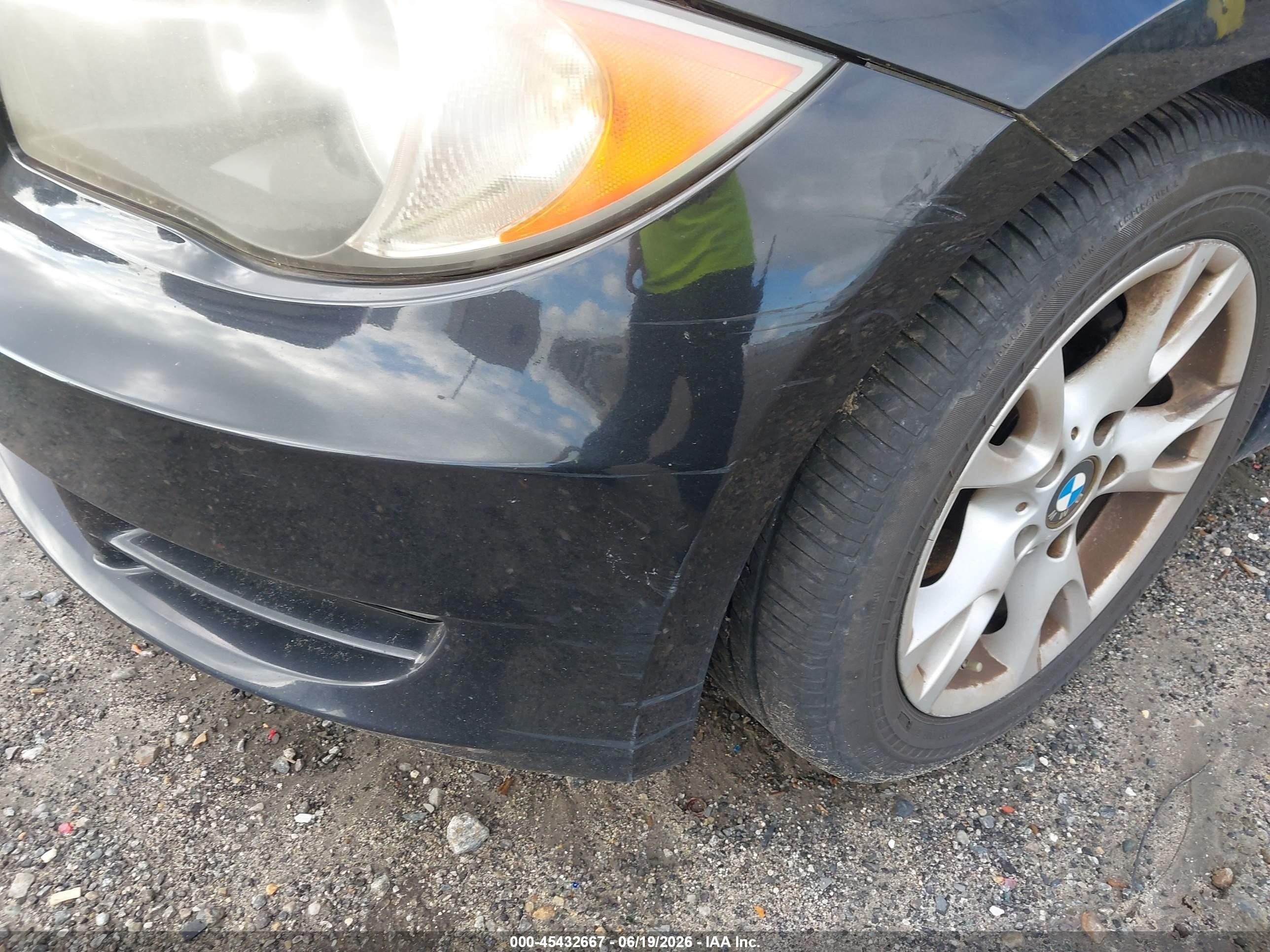 2008 Bmw 128i   Black vin: WBAUL73598VE89280