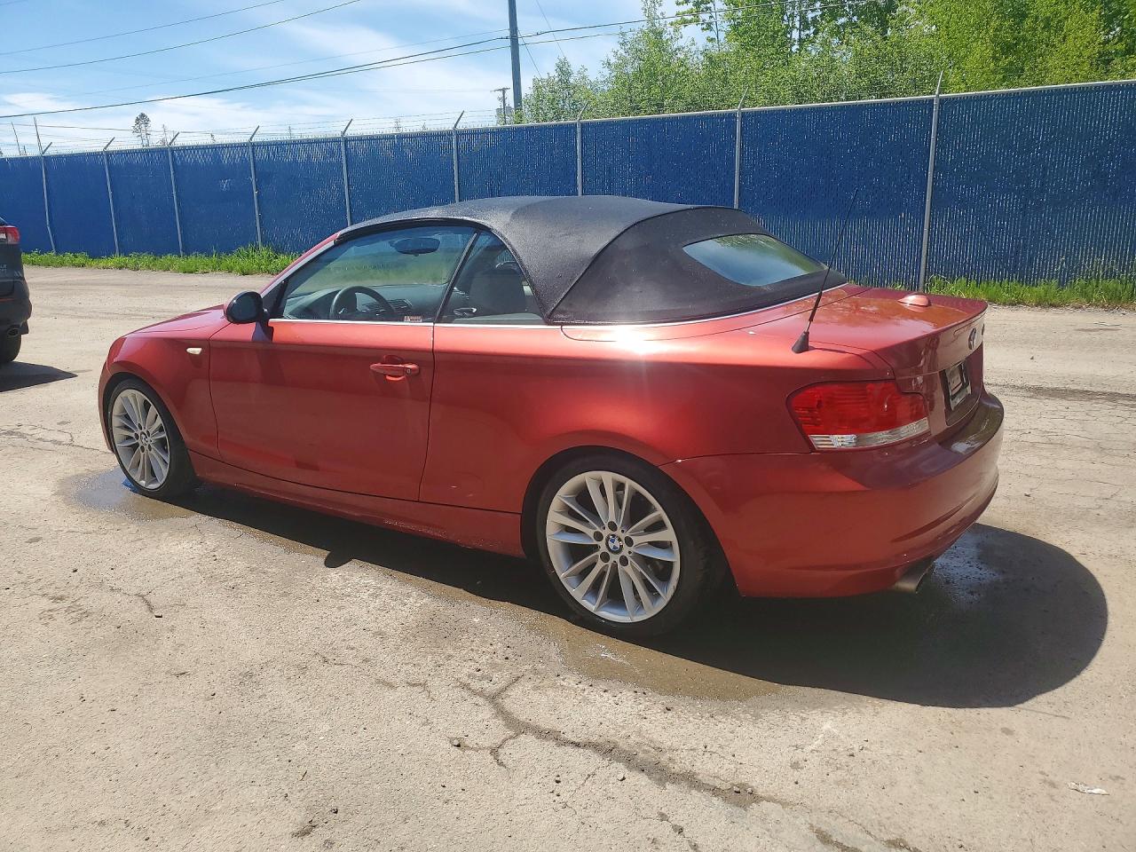 2008 Bmw 128 I Красный vin: WBAUL73598VJ74637