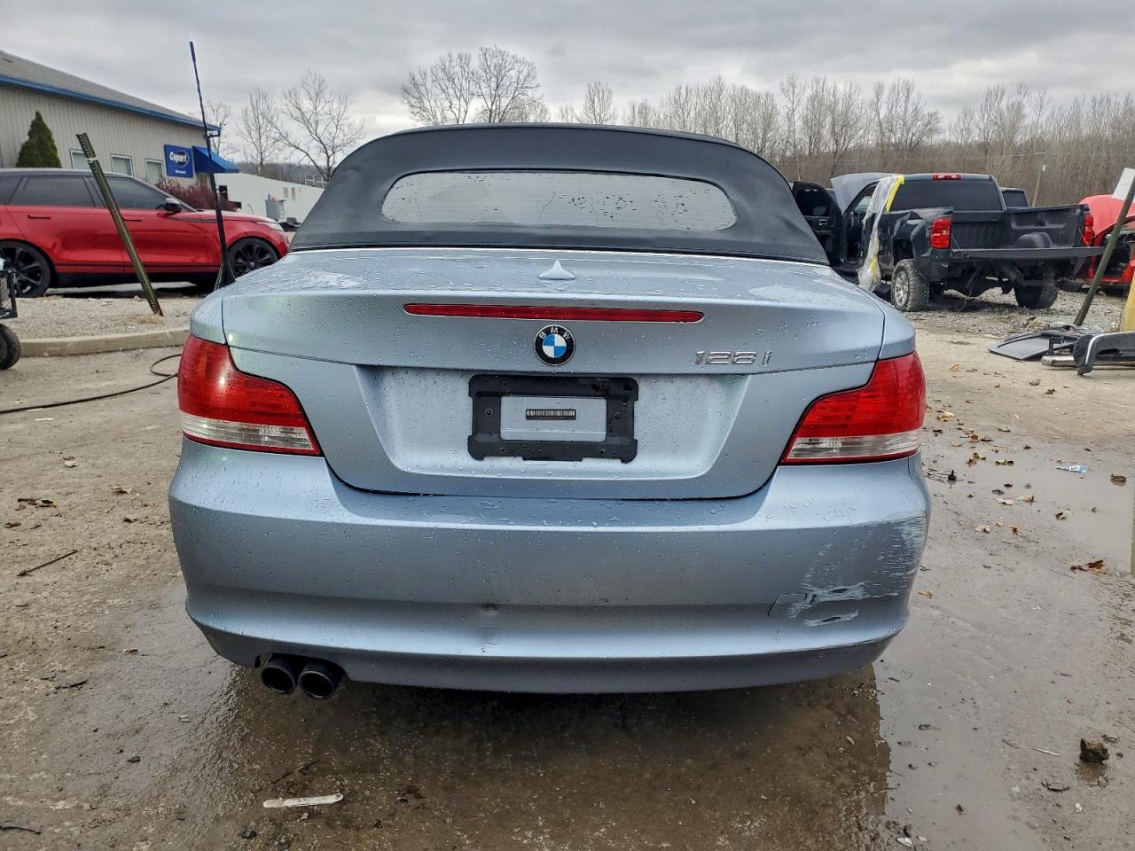2009 Bmw 128 I Blue vin: WBAUL73599VJ76891