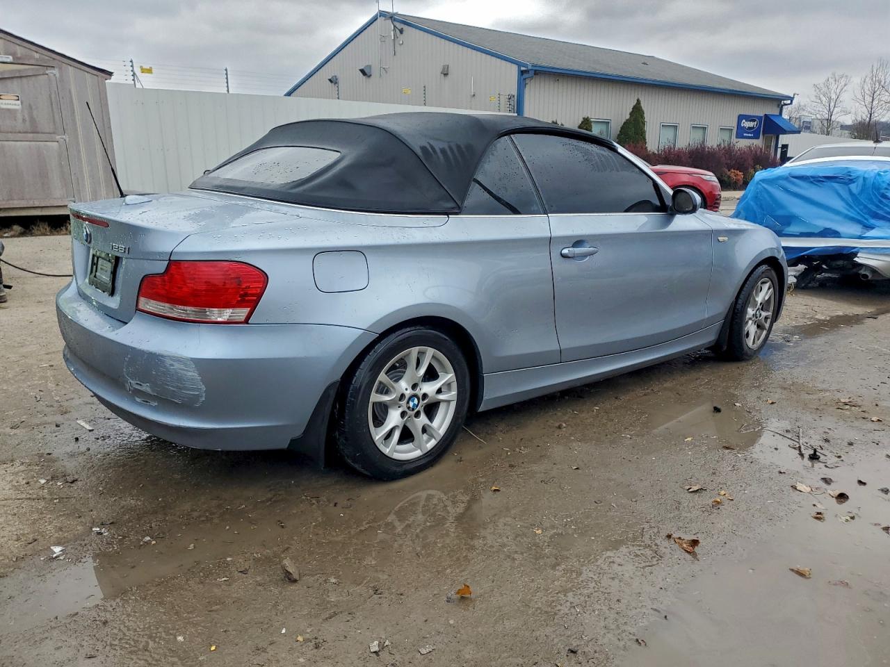 2009 Bmw 128 I Blue vin: WBAUL73599VJ76891