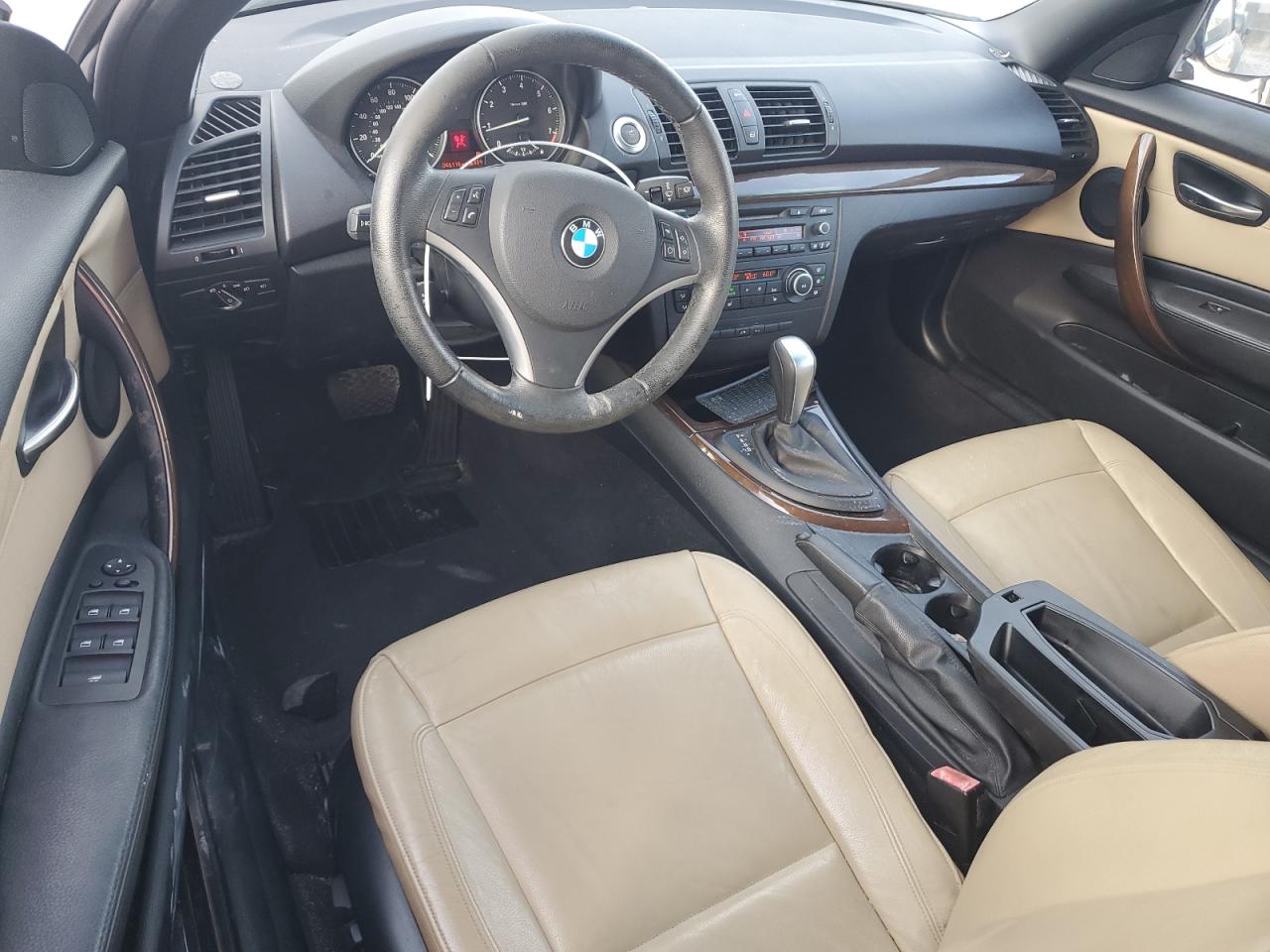 2012 Bmw 128 I Black vin: WBAUL7C50CVM81445
