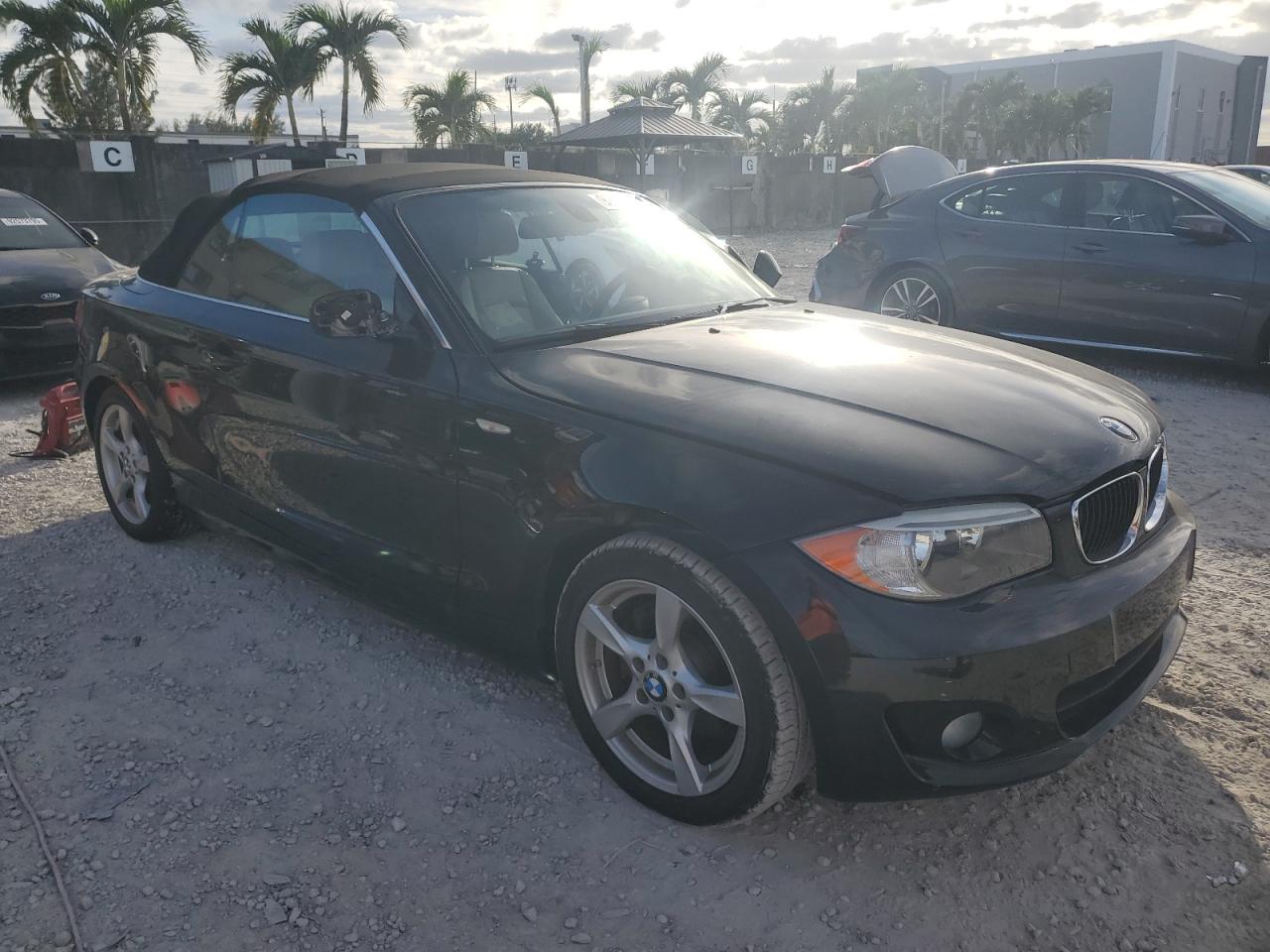 2012 Bmw 128 I Black vin: WBAUL7C50CVM81445