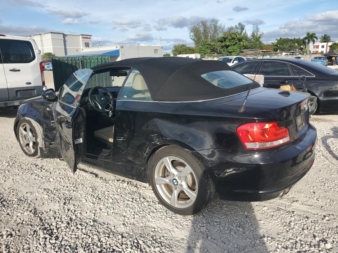 2012 Bmw 128 I Black vin: WBAUL7C50CVM81445