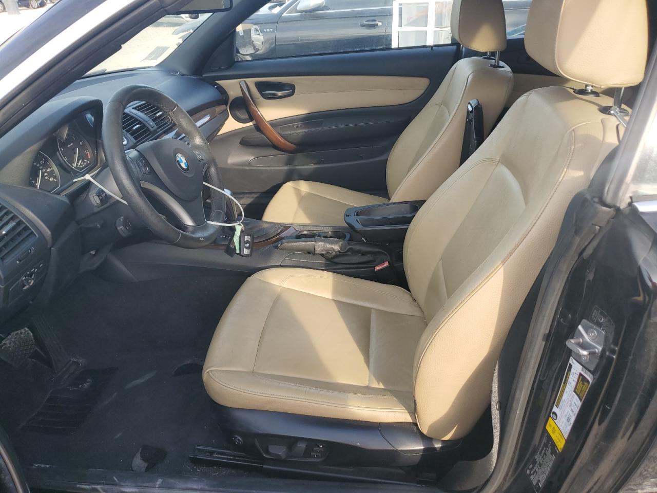 2012 Bmw 128 I Black vin: WBAUL7C50CVM81445