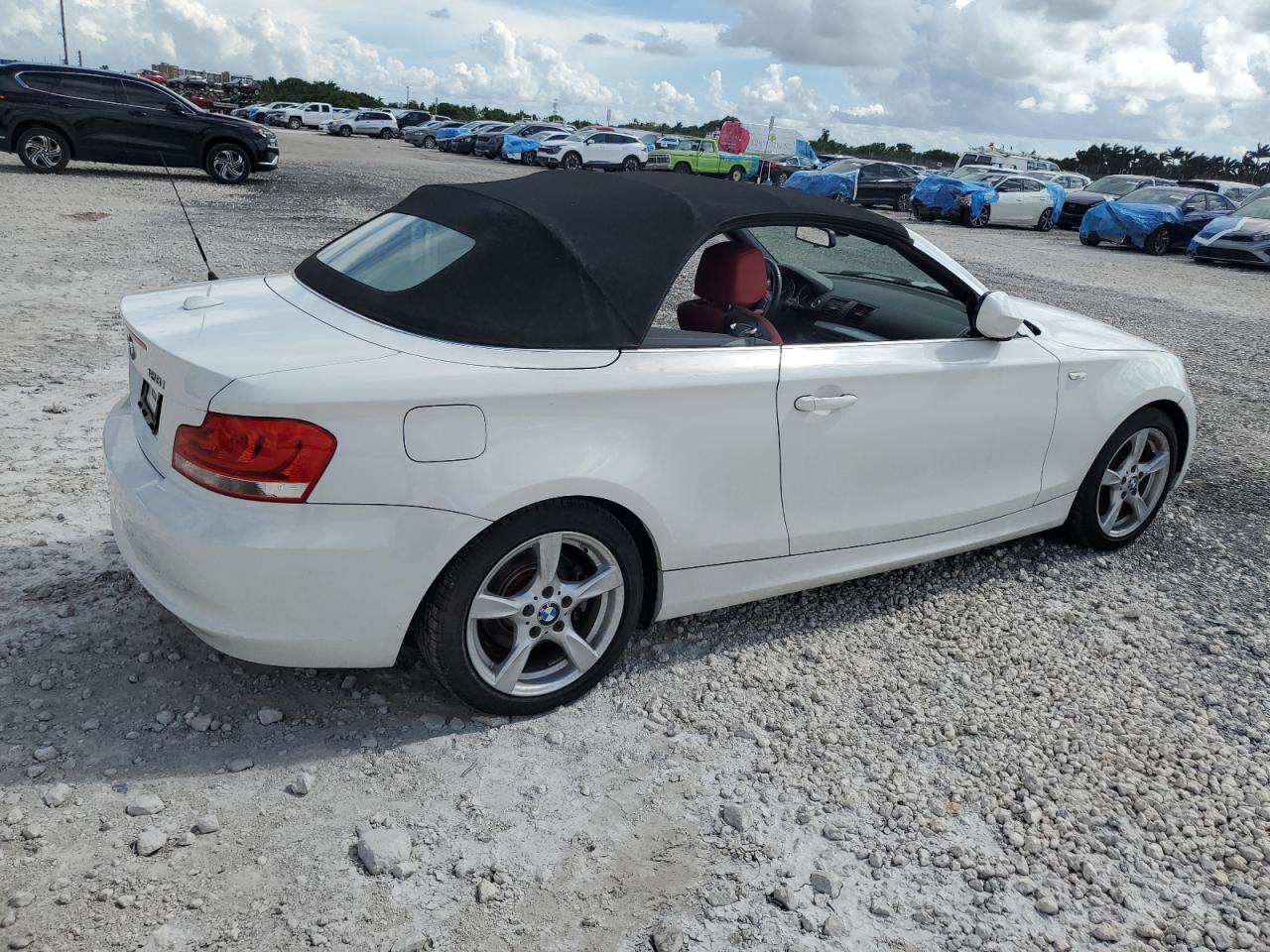 2013 Bmw 128 I White vin: WBAUL7C50DVU10151