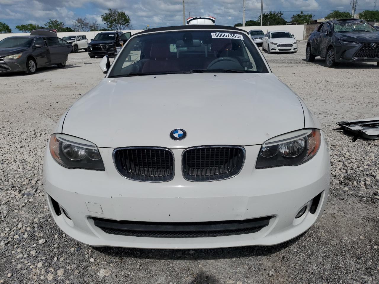 2013 Bmw 128 I White vin: WBAUL7C50DVU10151