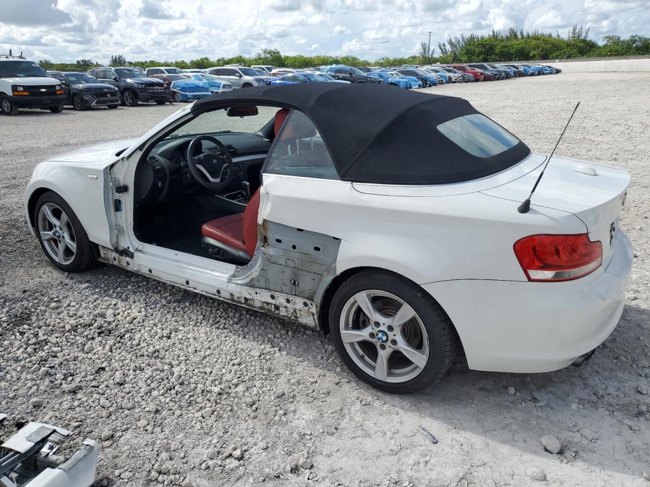 2013 Bmw 128 I White vin: WBAUL7C50DVU10151