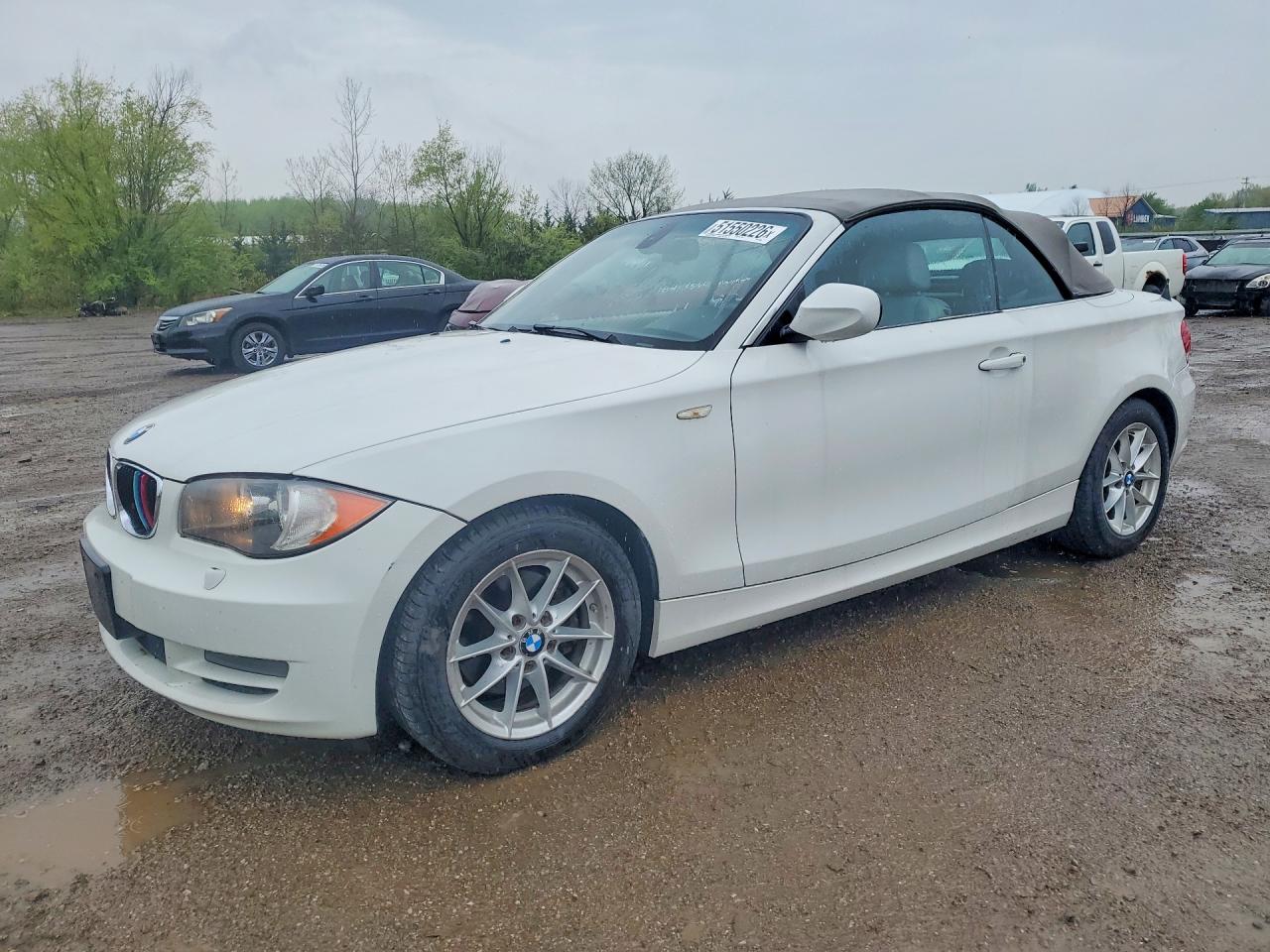 2010 Bmw 128 I White vin: WBAUL7C51AVJ78168