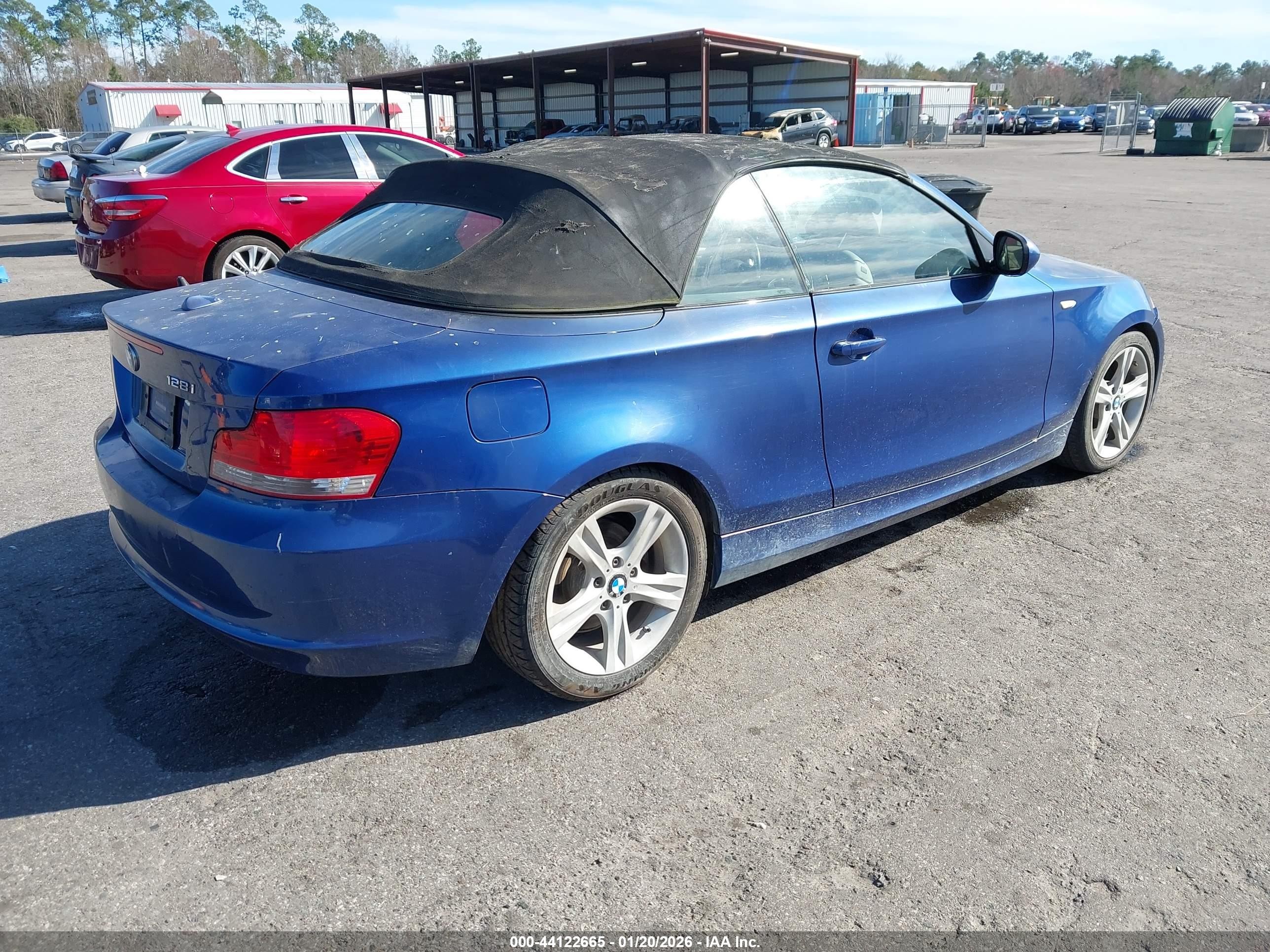 2010 Bmw 128i   Синий vin: WBAUL7C51AVJ78381