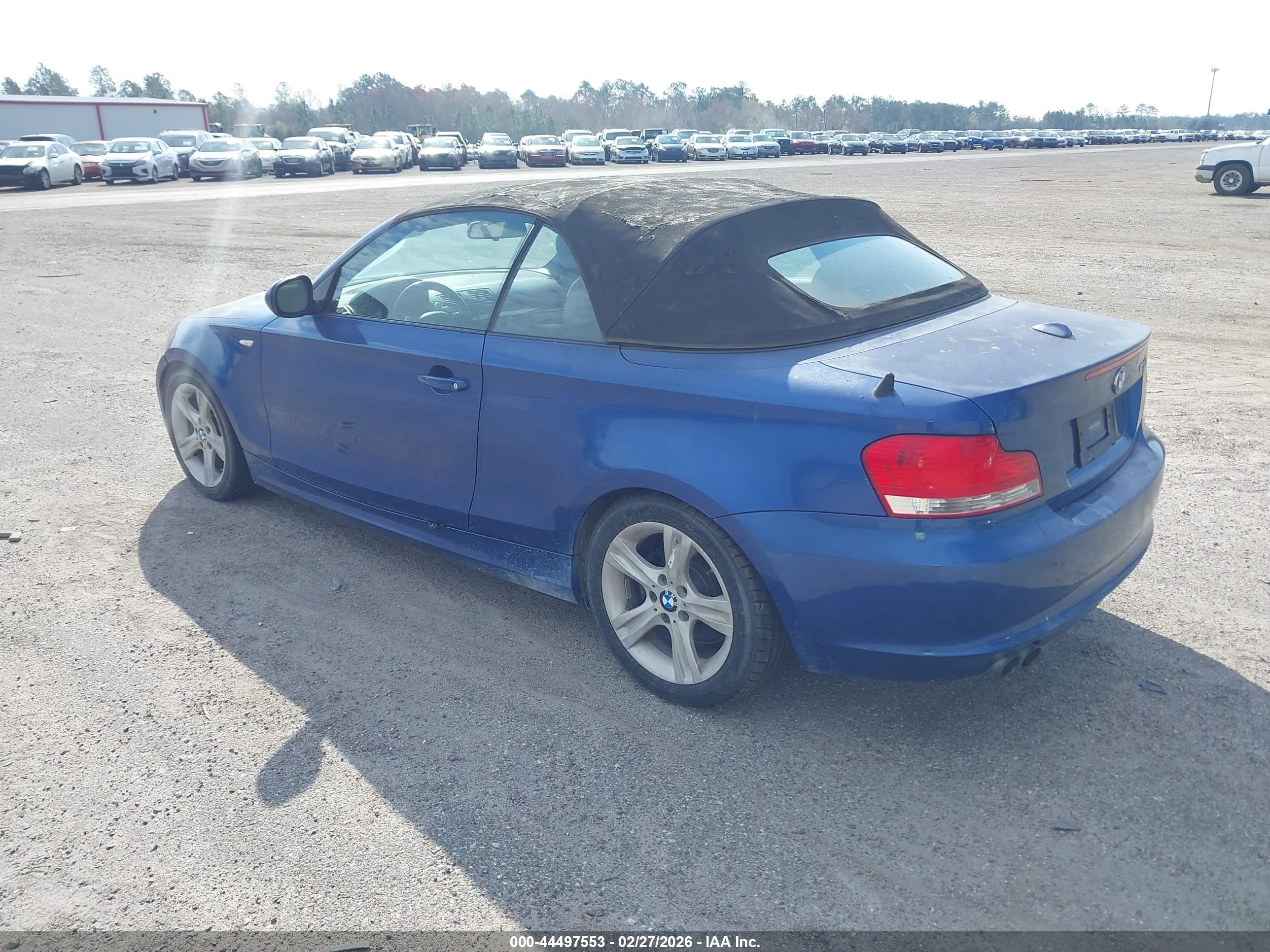 2010 Bmw 128i   Синий vin: WBAUL7C51AVJ78381