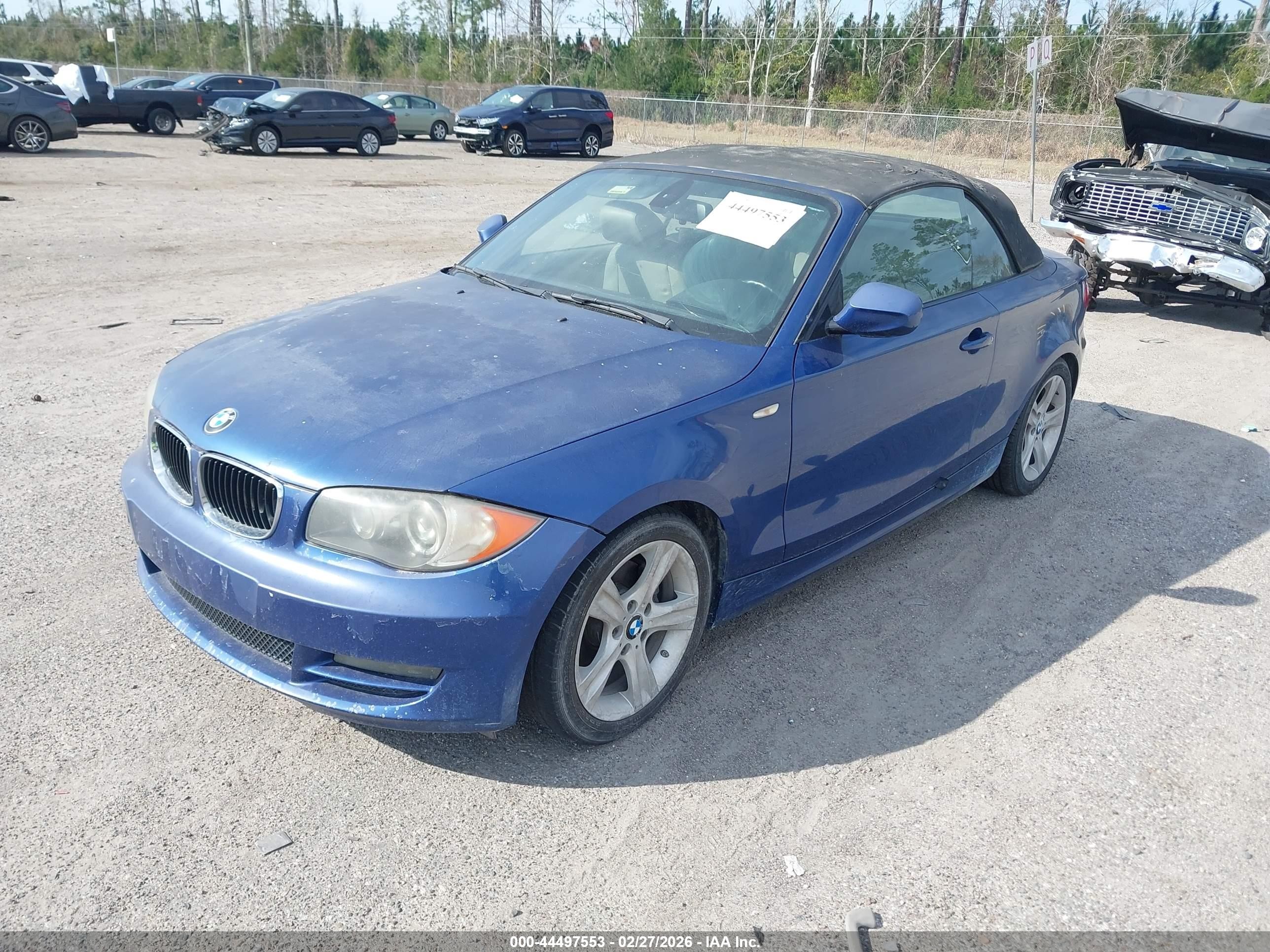 2010 Bmw 128i   Синий vin: WBAUL7C51AVJ78381