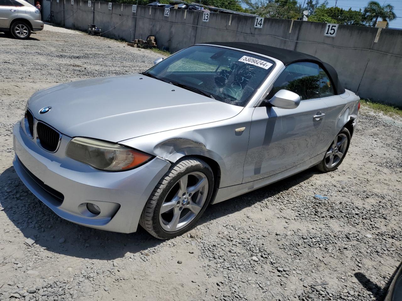 2012 Bmw 128 I Silver vin: WBAUL7C51CVM82099