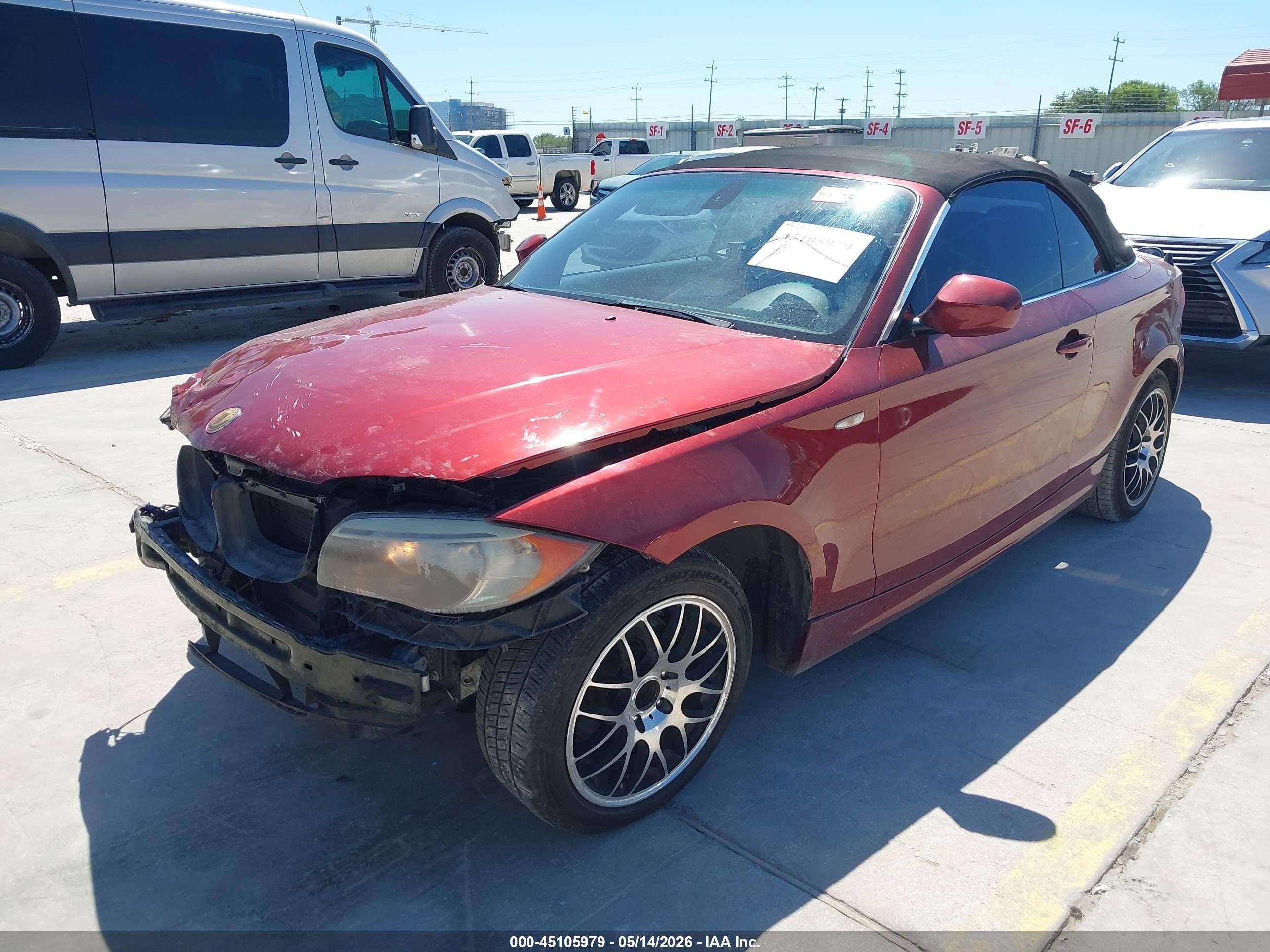 2013 Bmw 128i Red vin: WBAUL7C51DVU08442