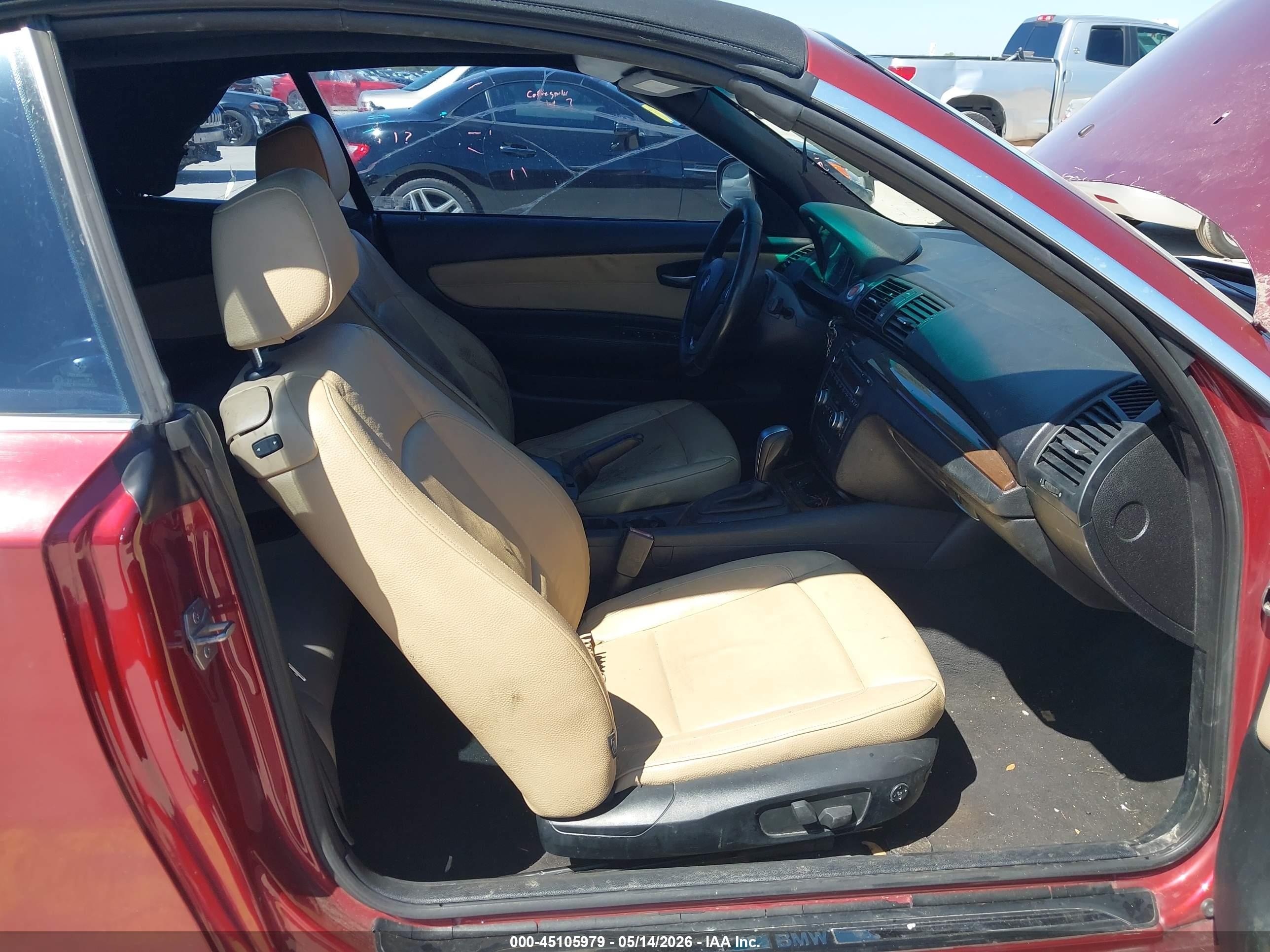 2013 Bmw 128i Red vin: WBAUL7C51DVU08442