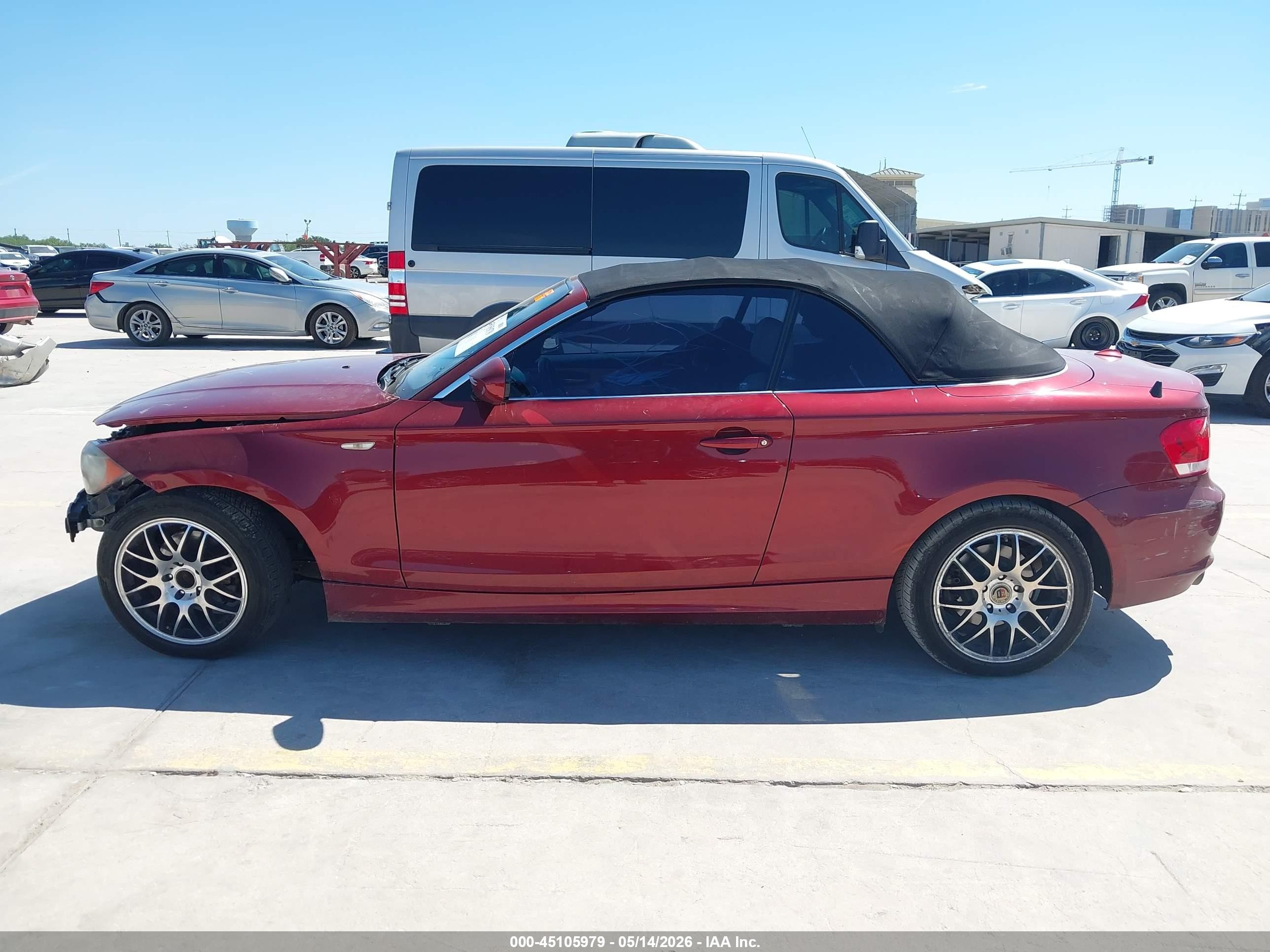 2013 Bmw 128i Red vin: WBAUL7C51DVU08442