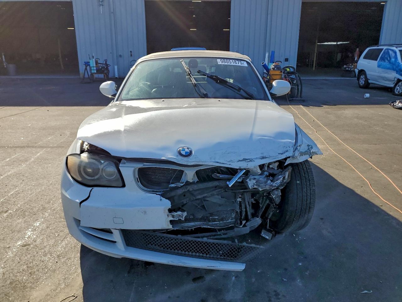 2010 Bmw 128 I White vin: WBAUL7C52AVJ77949