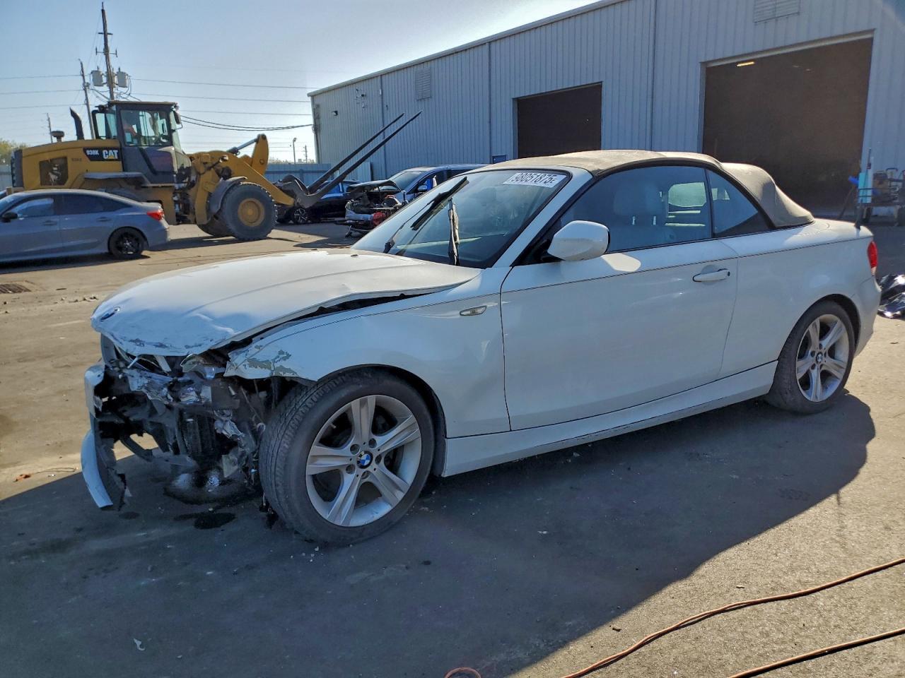 2010 Bmw 128 I White vin: WBAUL7C52AVJ77949