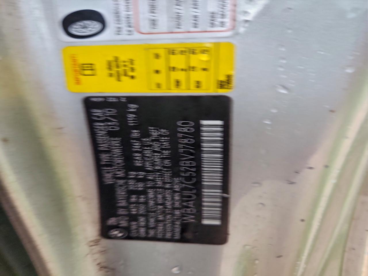 2011 Bmw 128 I Silver vin: WBAUL7C52BVJ78780