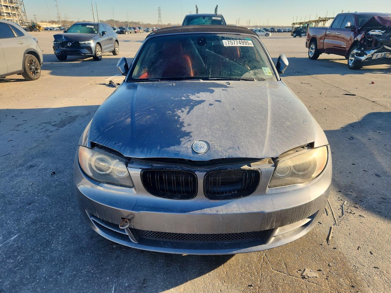 2011 Bmw 128 I Gray vin: WBAUL7C52BVM79243