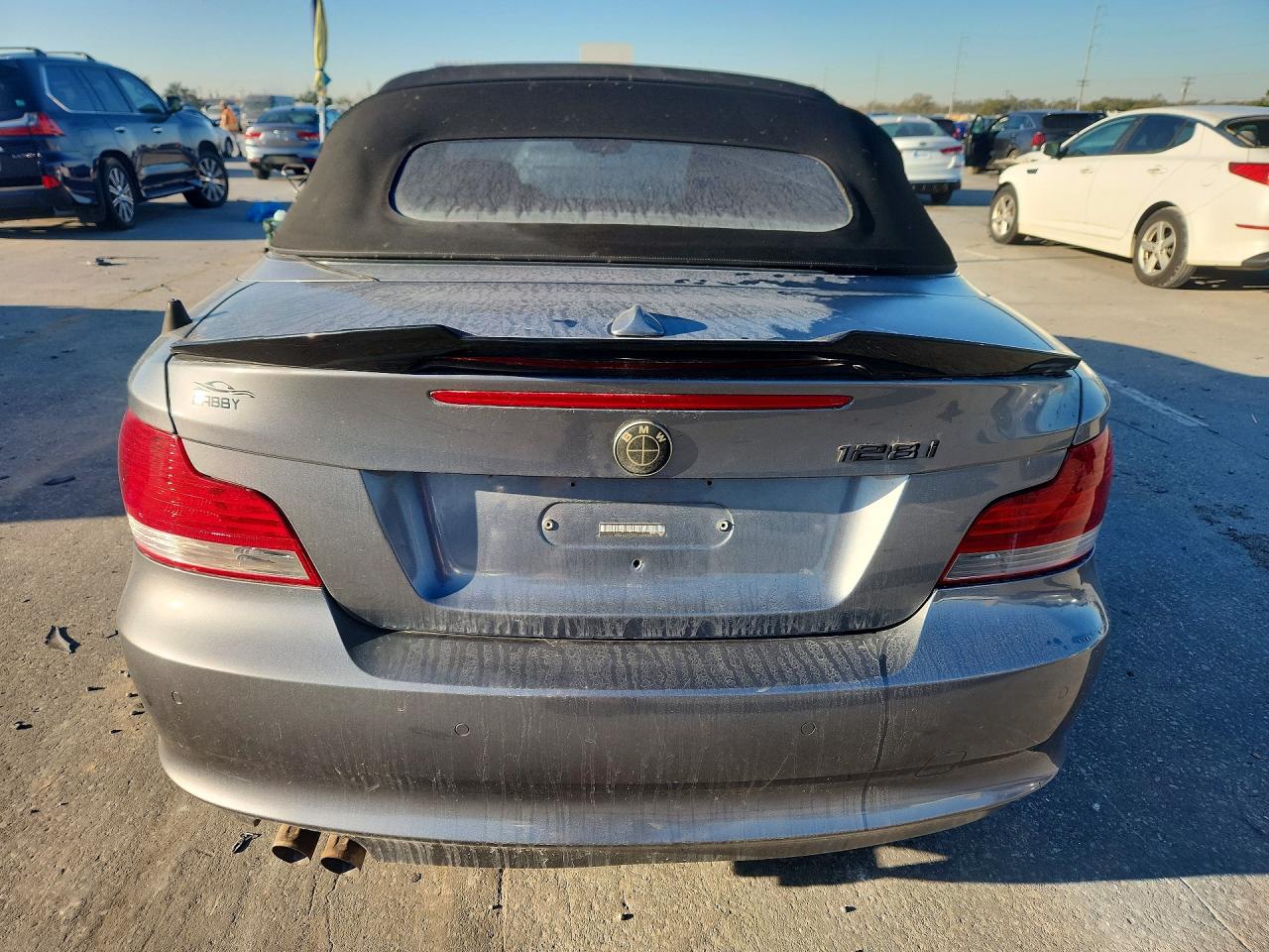 2011 Bmw 128 I Gray vin: WBAUL7C52BVM79243