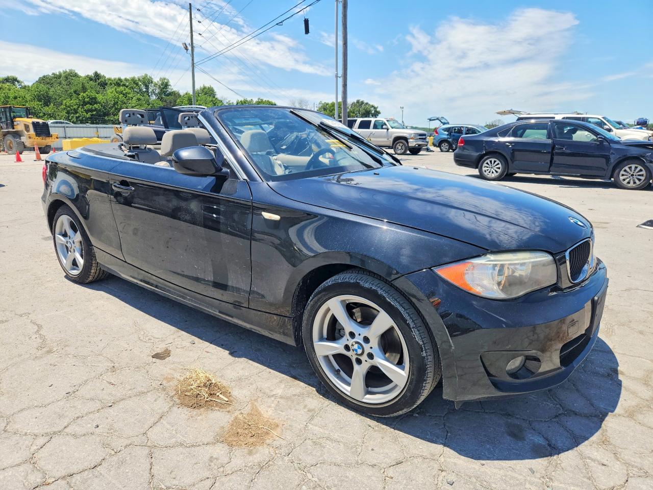 2013 Bmw 128 I Black vin: WBAUL7C52DVU08904
