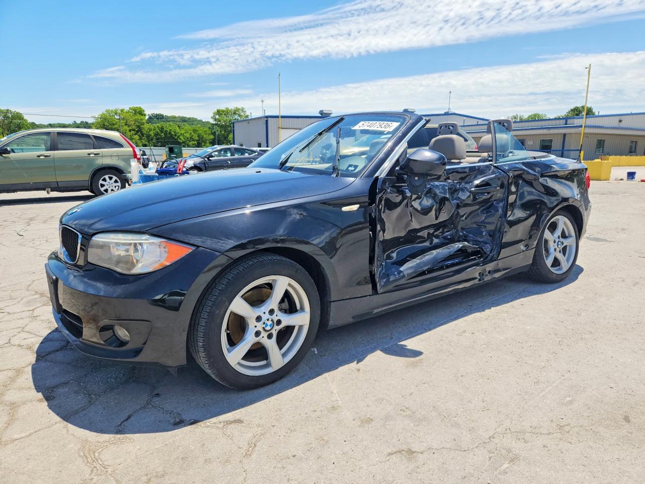 2013 Bmw 128 I Black vin: WBAUL7C52DVU08904