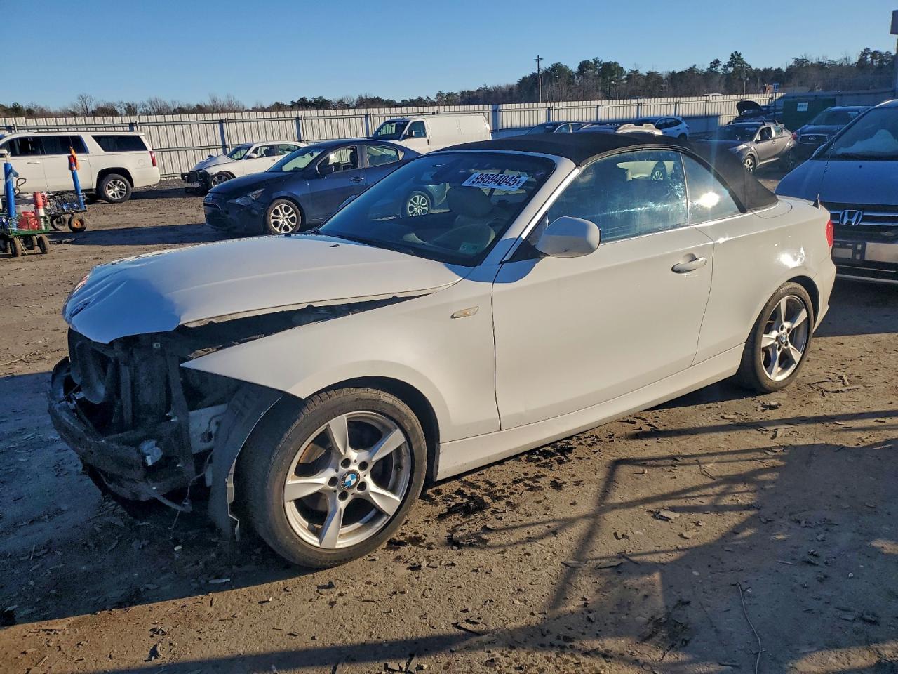 2013 Bmw 128 I White vin: WBAUL7C52DVU08921