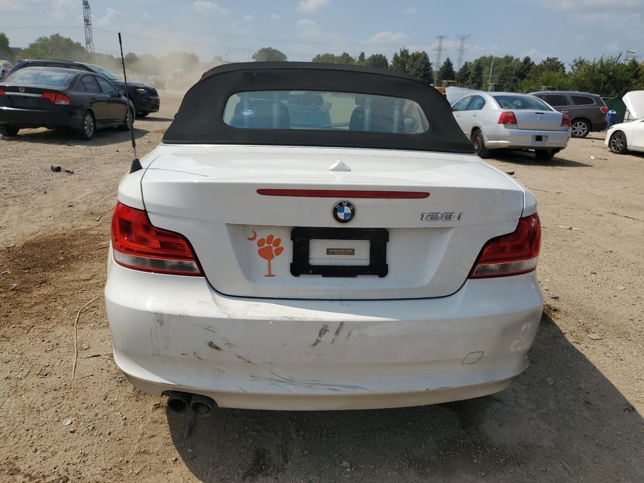 2013 Bmw 128 I White vin: WBAUL7C52DVU09468