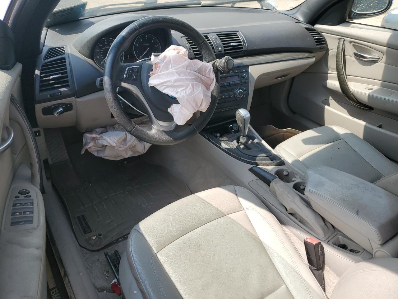 2013 Bmw 128 I White vin: WBAUL7C52DVU09468