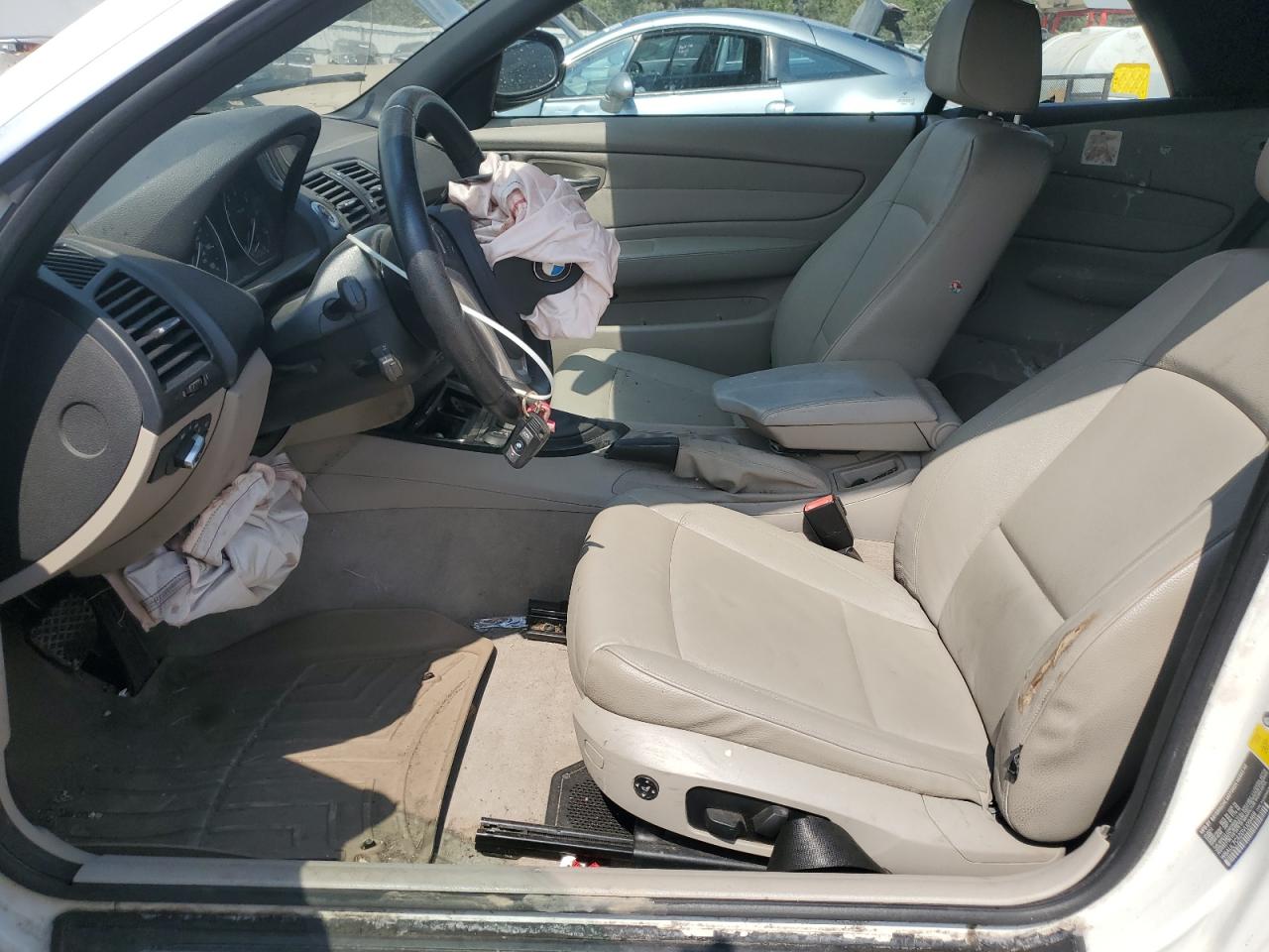2013 Bmw 128 I White vin: WBAUL7C52DVU09468