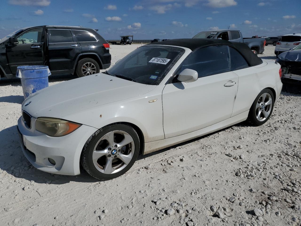 2012 Bmw 128 I White vin: WBAUL7C53CVM82735
