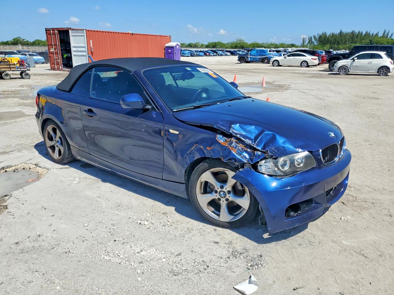 2012 Bmw 128 I Blue vin: WBAUL7C53CVM83691