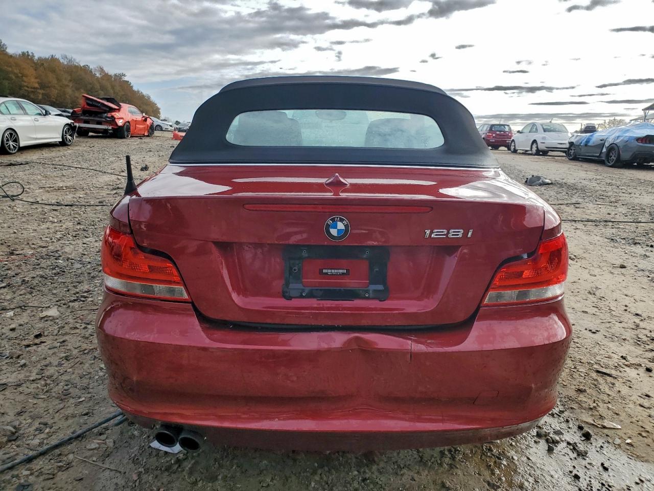 2013 Bmw 128 I Burgundy vin: WBAUL7C53DVU10175
