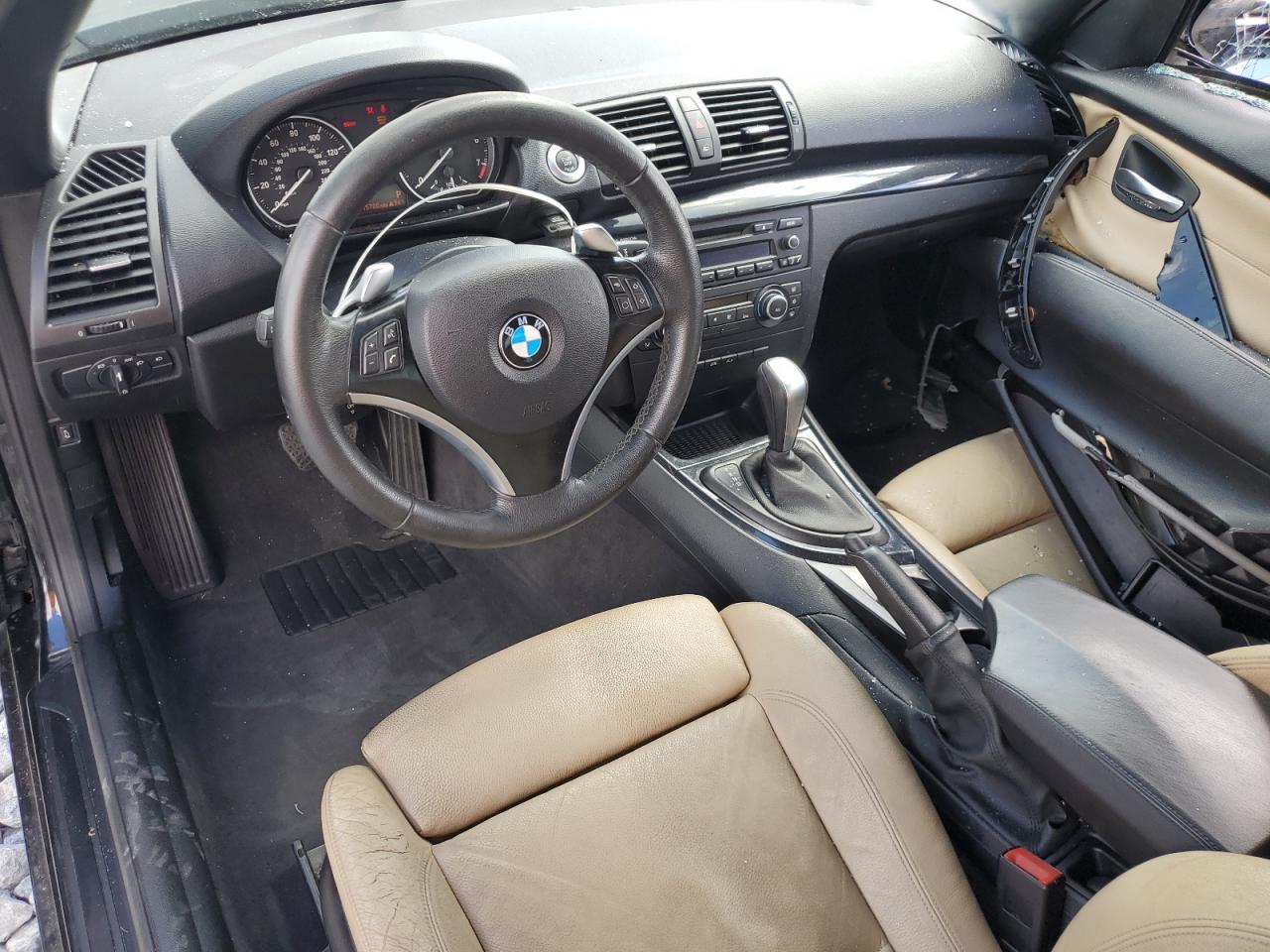 2010 Bmw 128 I Black vin: WBAUL7C54AVJ77645
