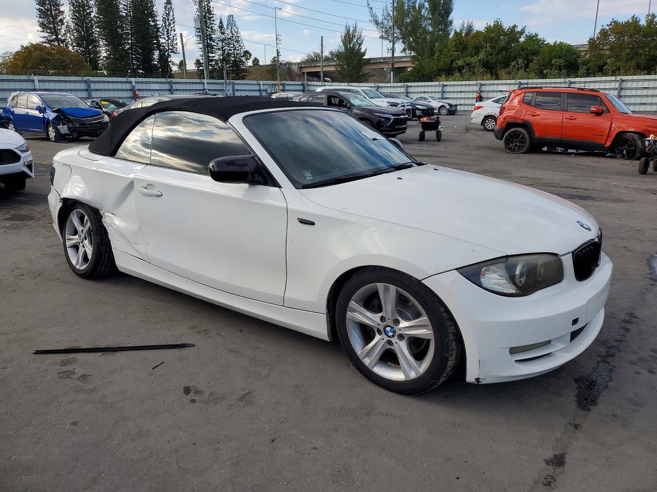 2011 Bmw 128 I White vin: WBAUL7C54BVM80393
