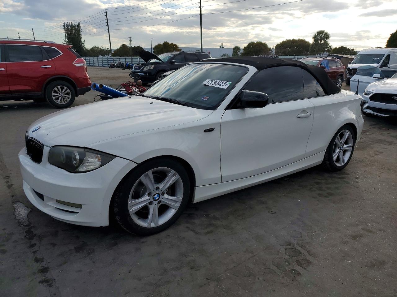 2011 Bmw 128 I White vin: WBAUL7C54BVM80393