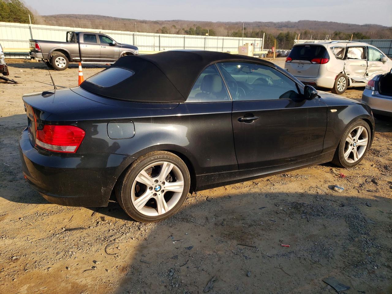 2011 Bmw 128 I Black vin: WBAUL7C54BVM80507