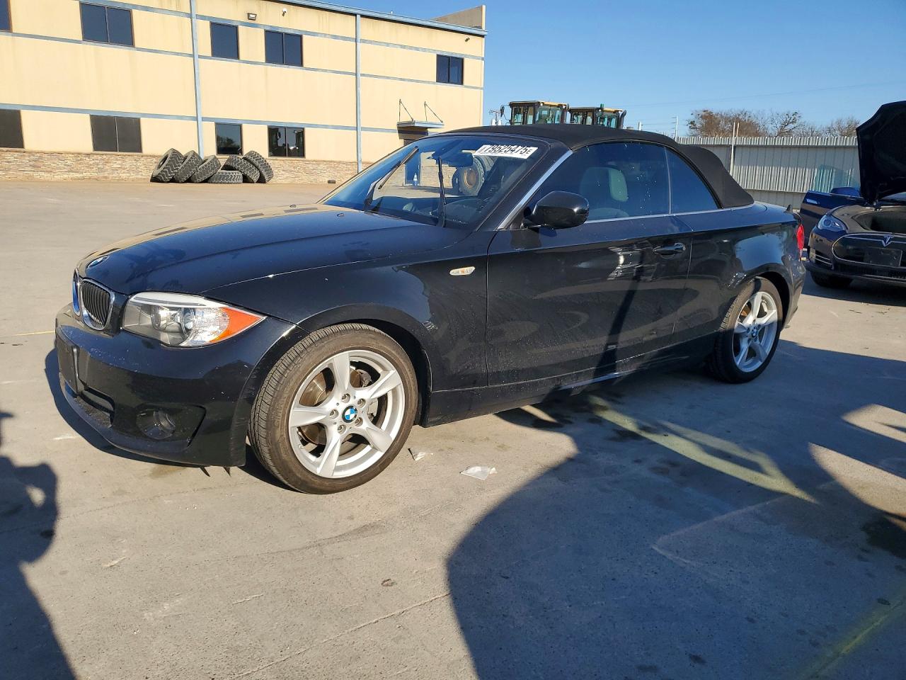 2013 Bmw 128 I Black vin: WBAUL7C54DVU08368