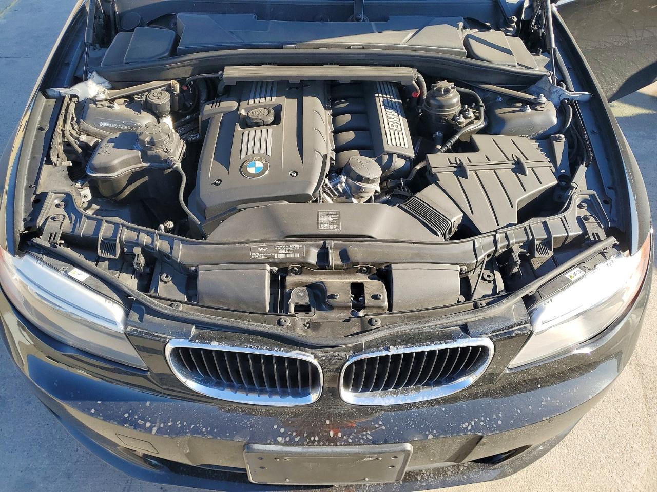 2013 Bmw 128 I Black vin: WBAUL7C54DVU08368