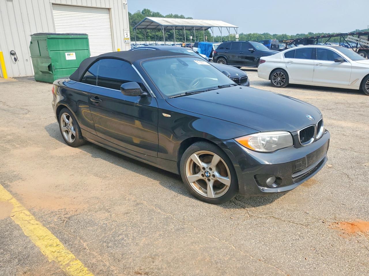 2013 Bmw 128 I Black vin: WBAUL7C54DVU10055