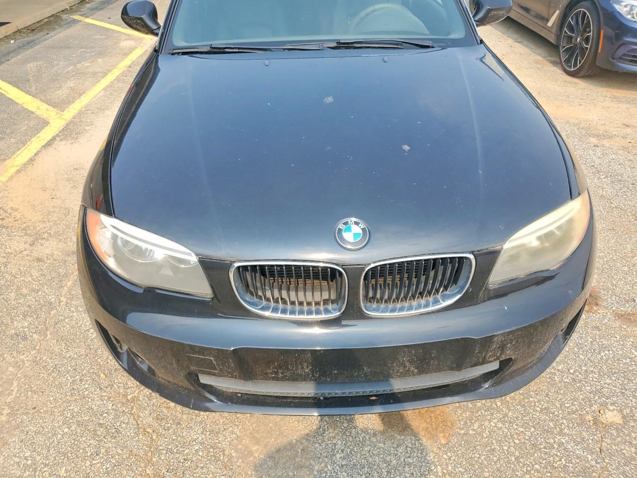 2013 Bmw 128 I Black vin: WBAUL7C54DVU10055