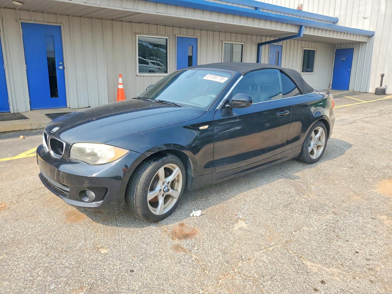 2013 Bmw 128 I Black vin: WBAUL7C54DVU10055