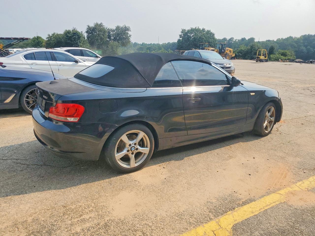 2013 Bmw 128 I Black vin: WBAUL7C54DVU10055