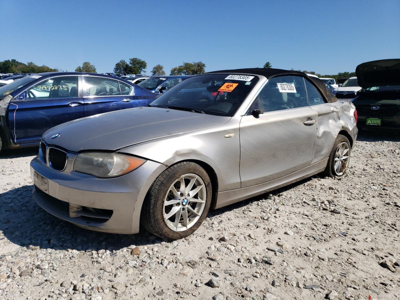 2010 Bmw 128 I Silver vin: WBAUL7C55AVJ77587