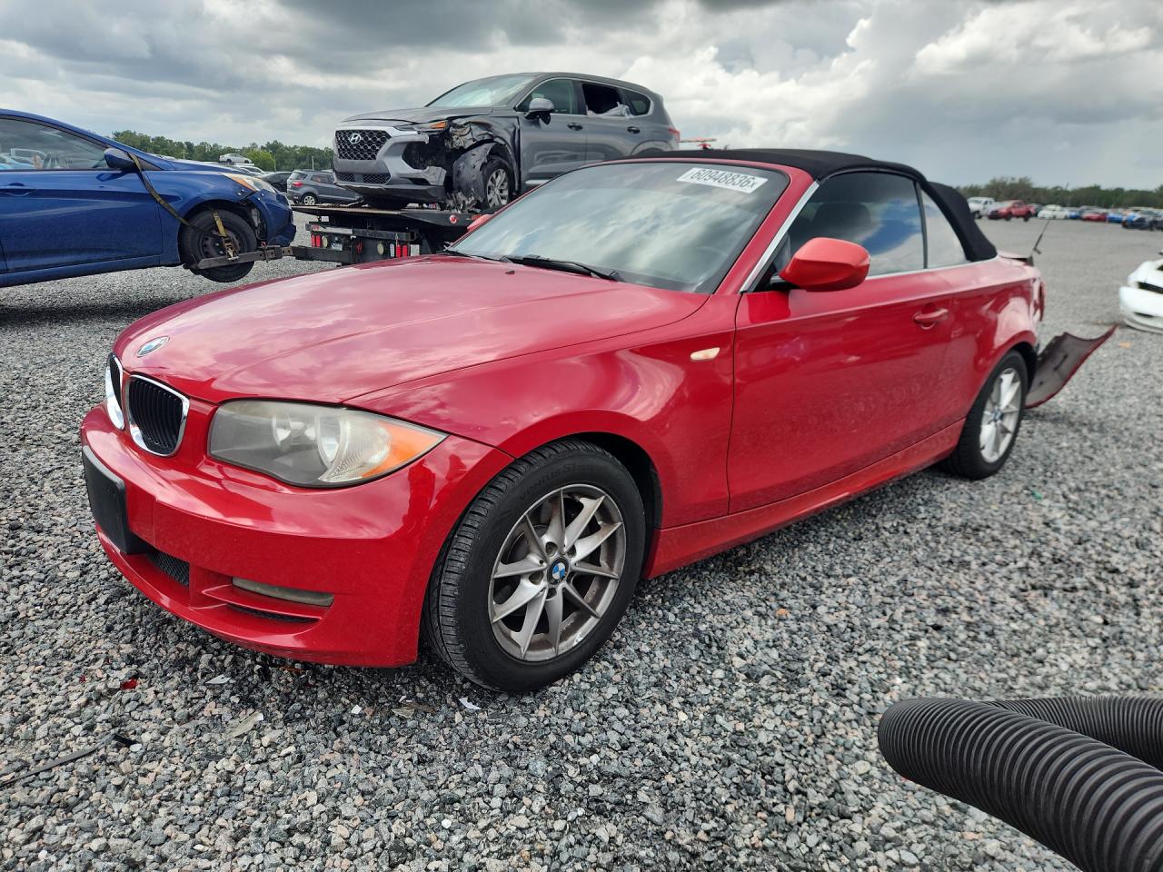 2011 Bmw 128 I Красный vin: WBAUL7C55BVM78927