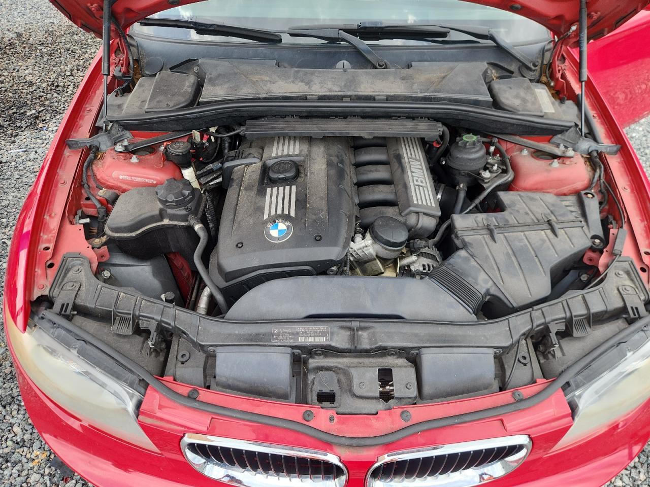 2011 Bmw 128 I Red vin: WBAUL7C55BVM78927