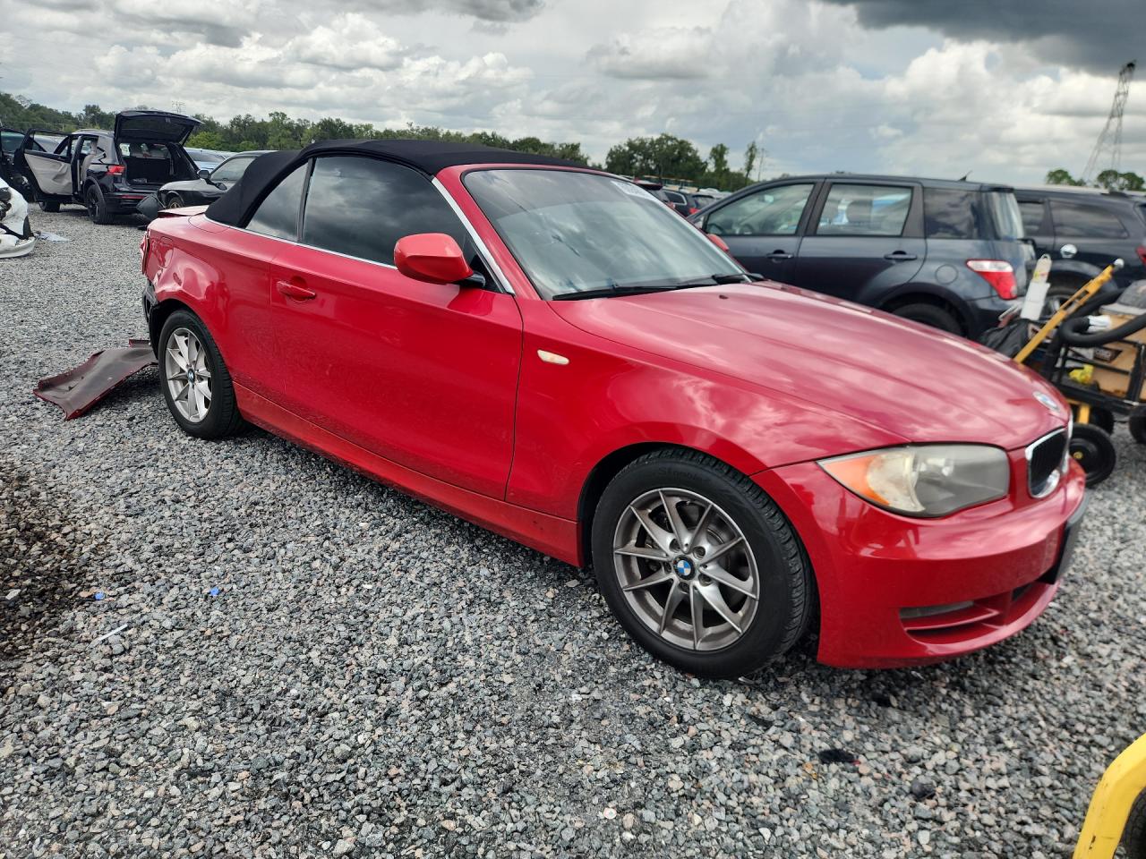 2011 Bmw 128 I Red vin: WBAUL7C55BVM78927